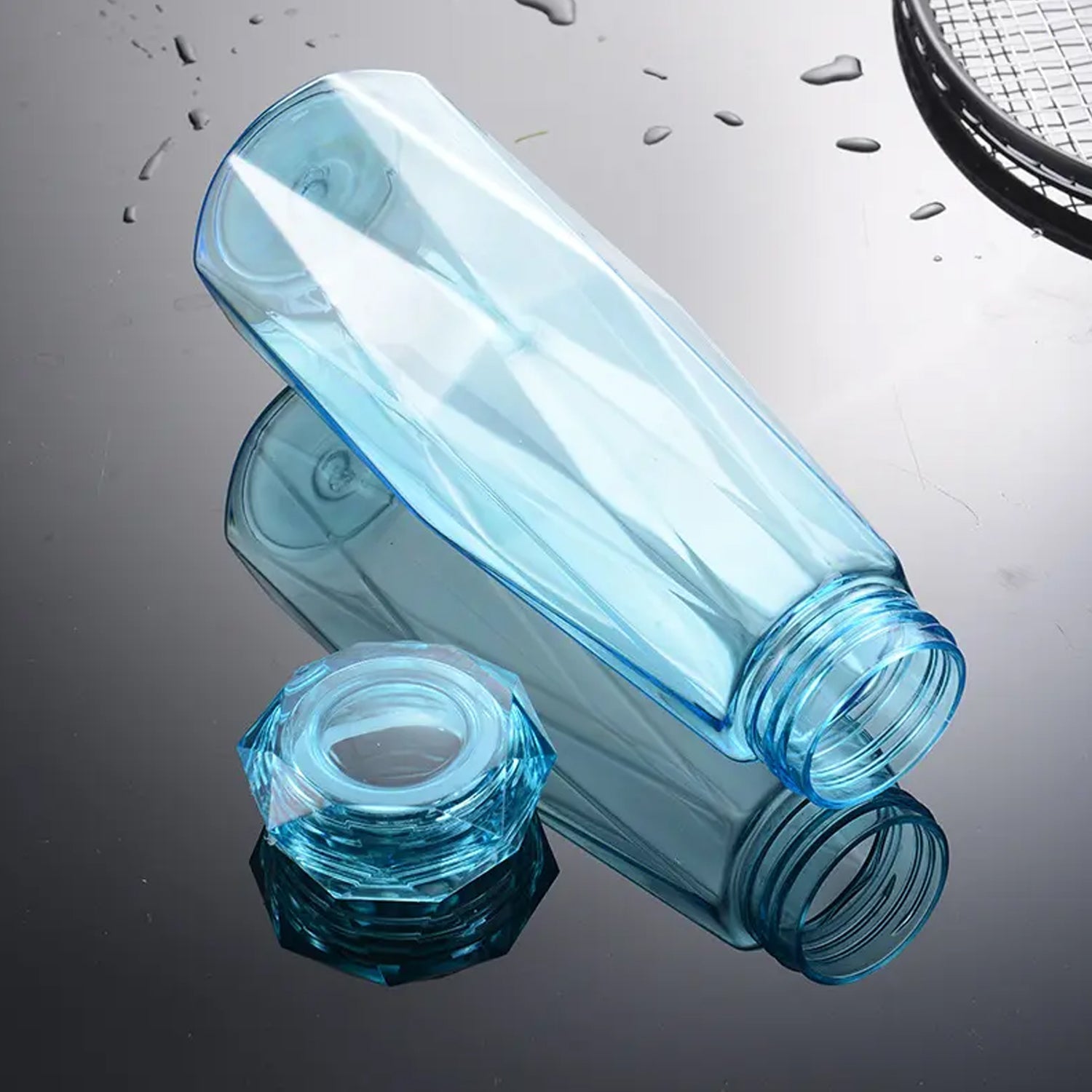 5213 Glass Fridge Water Bottle Plastic Cap With Two Water Glass For Home & Kitchen Use DeoDap 5213 Glass Fridge Water Bottle Plastic Cap With Two Water Glass For Home & Kitchen Use DeoDap